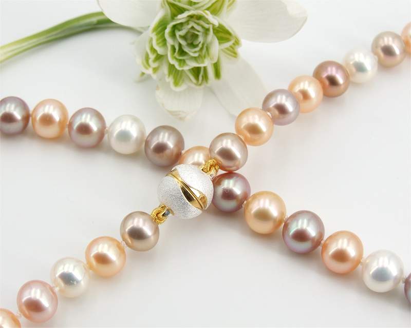 Multicolor Perlenkette vom EdelKontor