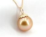 Perlen Anhänger Gold<br>Perlen Größe<br>11.0 - 12.0 mm
