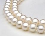 Doppelreihige<br>Perlenketten<br>9.5 - 10.0 mm