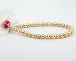 Goldene Perlen Halskette vom Edelkontor